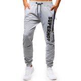 DStreet Spodnie męskie dresowe jasnoszare | shoptok.hr