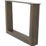  Noge za klub stolić V-oblik 2 kom Prirodni čelik 50 x (30-31,3) cm Čelik | Shoptok.si