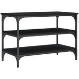  Klupa za cipele crna 70 x 38,5 x 49 cm od konstruiranog drva | Eponuda.com