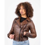 La Force Fashion Kožna jakna Britney - Braon | Eponuda.com