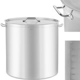 Royal Catering Jeklen lonec z merilnim pokrovom za električni plinski indukcijski kuhalnik 170 l, (21564749) | Shoptok.si