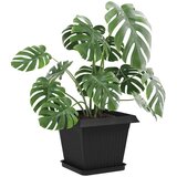  Saksije za biljke 6 pcs Crna 33 x 33 x 26 cm Plastika | shoptok.hr