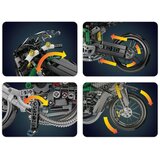 Kockice za slaganje trkaćeg motora Racing sa 656 elemenata - crno/zeleni | Shoptok.si
