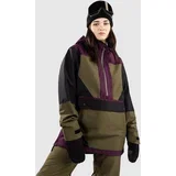 Younts Anorak olive aubergine black
