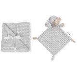 Interbaby set dekica Bubble i tješlica Bear Grey | shoptok.hr