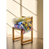 Hübsch Modra odeja iz mešanice volne 140x200 cm Loom – | Shoptok.si