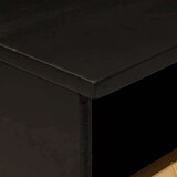 vidaXL Kava Stol Crna i zlatna 80 x 54 x 40 cm masivno drvo manga | shoptok.hr