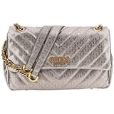 Guess Ročne torbice JANIA SOCIETY SATCHE Srebrna | Shoptok.si