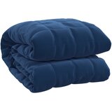 vidaXL Obtežena odeja modra 220x260 cm 15 kg blago, (20916166) | Shoptok.si