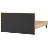 Tvilum Zakonska postelja v hrastovem dekorju z letvenim dnom 160x200 cm v naravni barvi Ry – | Shoptok.si