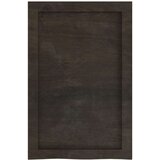  Kupaonska radna ploča tamnosmeđa 40x60x(2-6) cm tretirano drvo | shoptok.hr
