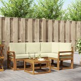  Set vanjskih sofa 5 kom. Prirodna i krem | shoptok.hr