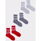 Yoclub kids's christmas socks 3-Pack SKA-X047U-AA00 Cene'.'