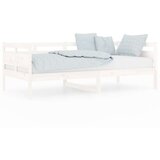  Dnevni ležaj bijeli od masivne borovine 90 x 190 cm | shoptok.hr