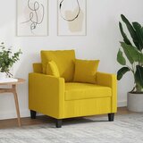  Fotelja Svjetložuta 60 cm od tkanine | shoptok.hr