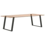 vidaXL noge za jedilno mizo u-oblika 2 kosa antracit 100x(72-73) cm | Shoptok.si