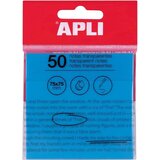 Apli Samolepilni indeks lističi, plastični 50 kos, modri, (21221278) Cene