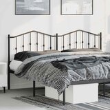  Metalno zamjensko uzglavlje crno 180 cm | shoptok.hr