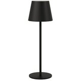 Starlux Akumulatorska namizna svetilka Paola (3 W, Do x Š x V: 11 x 11 x 36 cm, Črna, Topla bela) | Shoptok.si