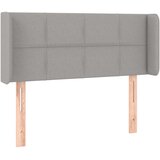 Maison Chic vzglavna omarica - nočna omarica - posteljna omarica z ušesi svetlo sivo 93x16x78/88 cm blago, (21711384) Cene