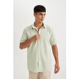 Defacto Regular Fit Polo Neck Cotton Short Sleeve Shirt Cene