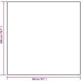  Teška deka s navlakom siva 200 x 200 cm 9 kg od tkanine | shoptok.hr