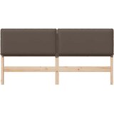  Tapecirani uzglavlje Prirodna i svijetlo siva 180 cm | shoptok.hr