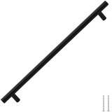  Ručke za ormarić 5 kom crne 320 mm od nehrđajućeg čelika | shoptok.hr