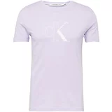 Calvin Klein Jeans Majica lavanda / bijela
