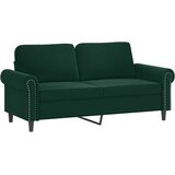  2-dijelni set sofa s jastucima tamnozeleni baršunasti | shoptok.hr