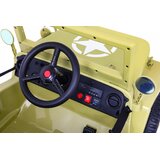  Avto na akumulator Retro Military – bež | Shoptok.si