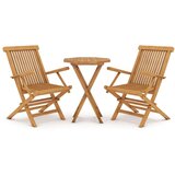  3-dijelni vrtni blagovaonski set od masivne tikovine | shoptok.hr