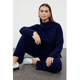 TRENDYOLMILLA Ženski set top i pantalone Twoaw21Au0060, Tamnoplava Cene