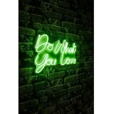 WALLXPERT dekorativna plastična led rasveta do what you love green Cene