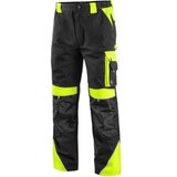 Canis Radne pantalone do struka Sirius Brighton/ crna/žuta | Eponuda.com