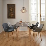 Bessagi Home Esstisch In Schwarz Ca. 160x90 Cm 'anuk' | Shoptok.si