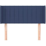  Uzglavlje s ušima plavo 83x16x78/88 cm od tkanine | shoptok.hr