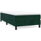Box spring krevet s madracem tamnozeleni 120x200 cm baršunasti | shoptok.hr