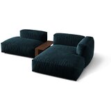 Micadoni Tamno plava kutna garnitura od bouclé tkanine (s desnim kutom) Martina – Home | shoptok.hr