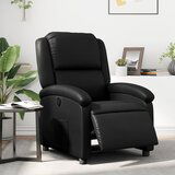 Maison Chic Električni naslanjač - Relax naslanjač črno umetno usnje, (22061196) | Shoptok.si