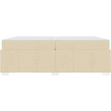  Krevetna konstrukcija Krema 200 x 200 cm tkanina | shoptok.hr