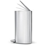 simplehuman Kovinski koš za smeti s pedalom v mat srebrni barvi 6 l – | Shoptok.si