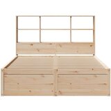 vidaXL Posteljni okvir brez vzmetnice 140x200 cm trdna borovina | Shoptok.si