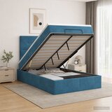  od pjene s madracem i LED-om Tamno plava 120 x 200 cm | shoptok.hr