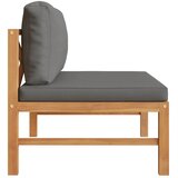  Srednja sofa s tamnosivim jastucima od masovne tikovine | shoptok.hr