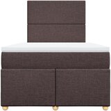  Krevet box spring s madracem tamnosmeđi 120 x 190 cm od tkanine | shoptok.hr