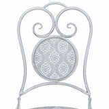  3-dijelni bistro set čelični sivo bijeli | shoptok.hr