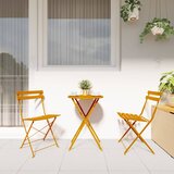  Sklopiva stolica za vrt 2 pcs Gorušica 42 x 46 x 82cm Metal | shoptok.hr