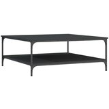  Stolić za kavu crni 100 x 100 x 40 cm od konstruiranog drva | shoptok.hr