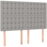  Krevet s oprugama i madracem svjetlosivi 140x190 cm od tkanine | shoptok.hr